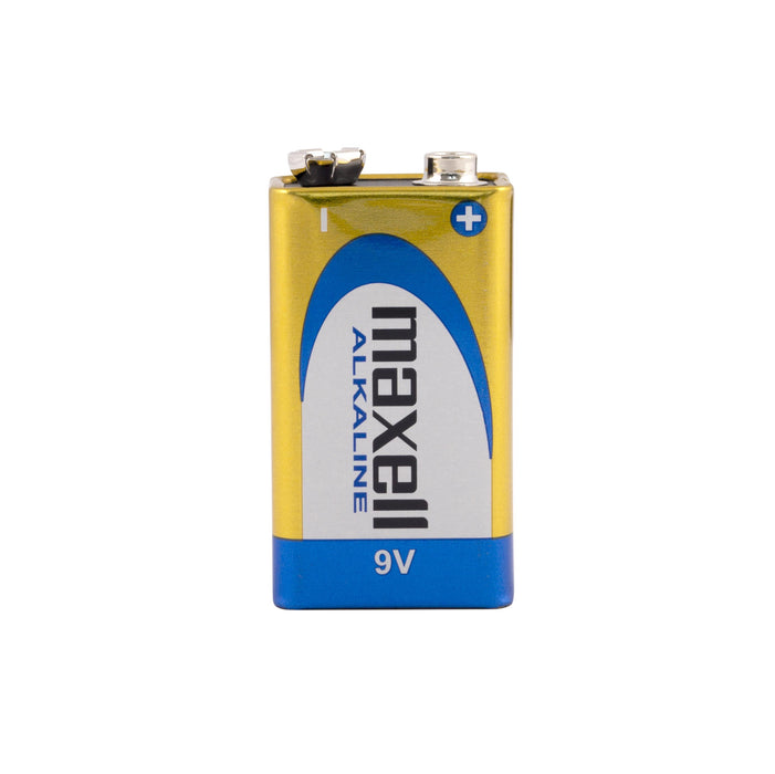 Alkaline battery MAXELL 6LF22 /6LR61/ /9V/ 1 pc., 12 pcs/box.