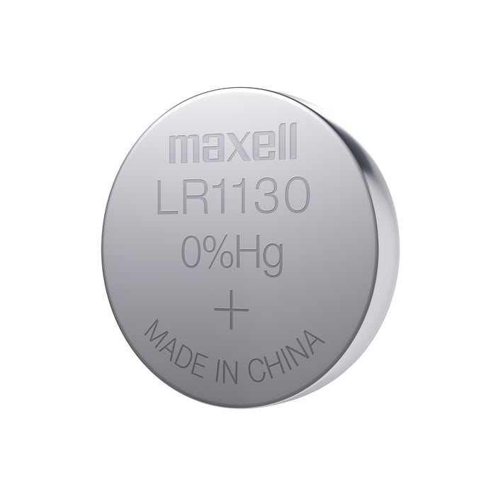 Alkaline button battery MAXELL LR-1130 AG10 1.55V 10 pcs./pack price for 1 pc.