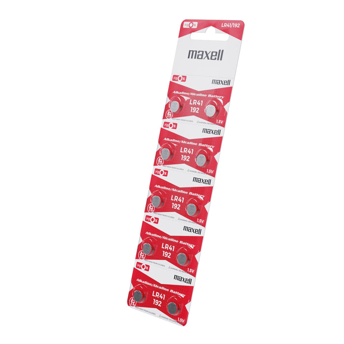 Button microalkaline battery LR41 /AG3/ 10 pcs./pack price for 1 pc. MAXELL