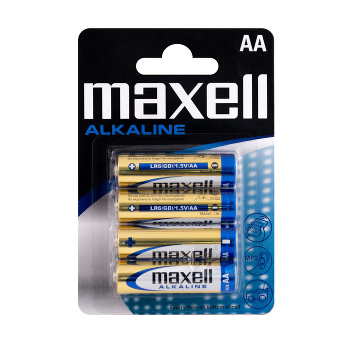 Alkaline battery MAXELL LR-6 /4 pcs. in packaging/blister 1.5V