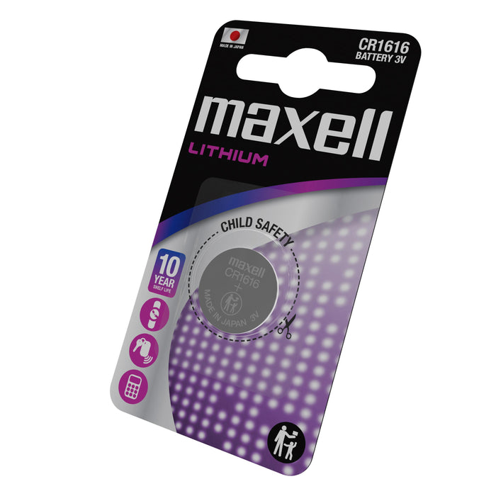 Button lithium battery MAXELL CR1616 3V