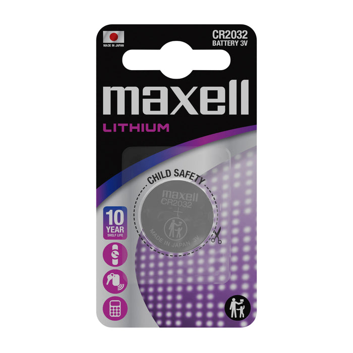 Lithium button battery MAXELL CR2032 3 V