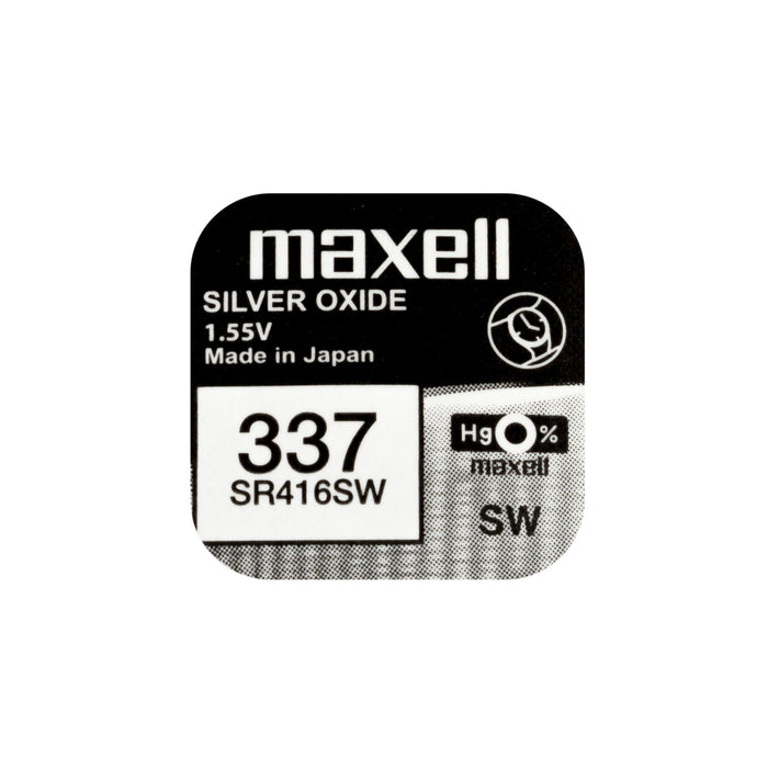 Button battery silver MAXELL SR416 SW 1.55V /337/ 1.55V