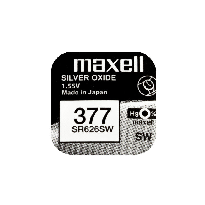 Button battery silver MAXELL SR626 SW /AG4/377/ 1.55V