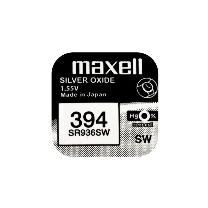 Button battery silver MAXELL SR936 SW /AG9/, 394 1.55V