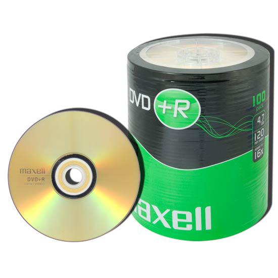 DVD+R MAXELL, 4.7 GB, 16x, 100 pcs.