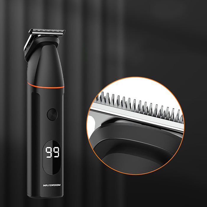 MAXGROOM LK-881 multifunctional trimmer with replaceable tips - black