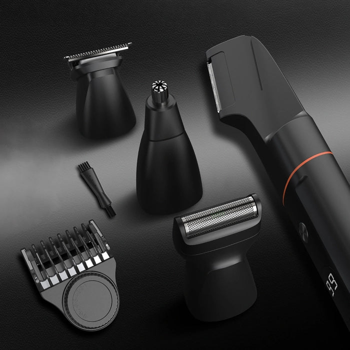 MAXGROOM LK-881 multifunctional trimmer with replaceable tips - black