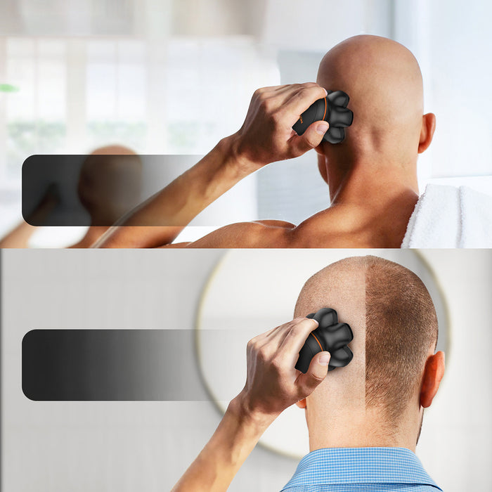 MAXGROOM JK-1688 Electric Shaver for Head and Beard - Black