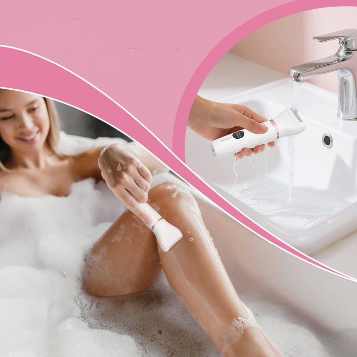 MAXGROOM JK-105 3-in-1 Women's Body and Face Trimmer - White