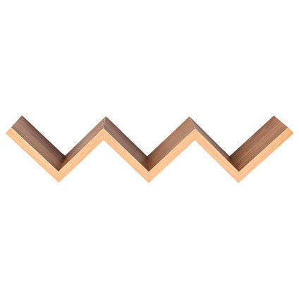 WALL SHELF MAXHOME ZIGZAG 58X12 CM. OAK