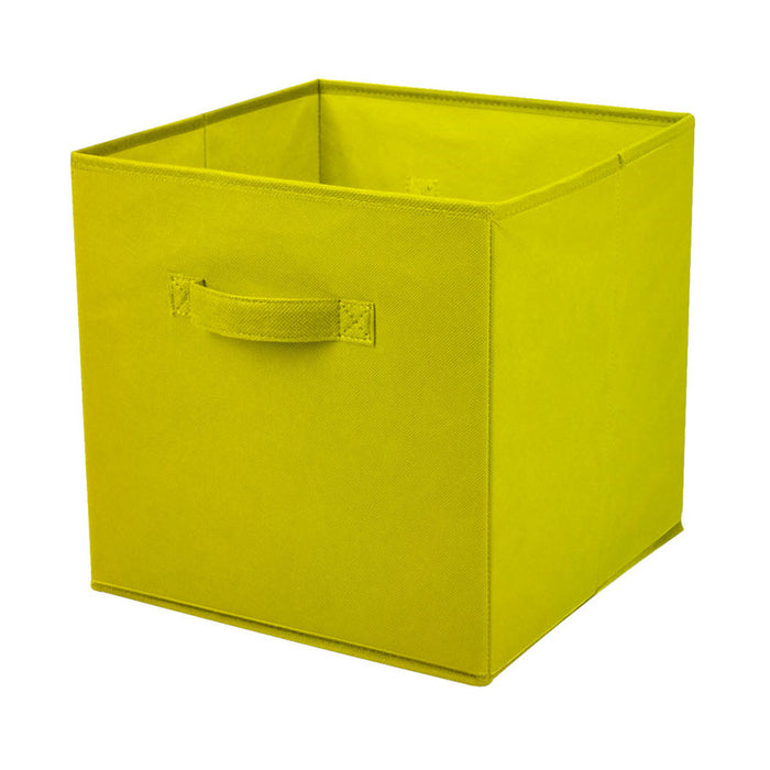 TEXTILE BOX MAXHOME 26X26X28 CM. YELLOW