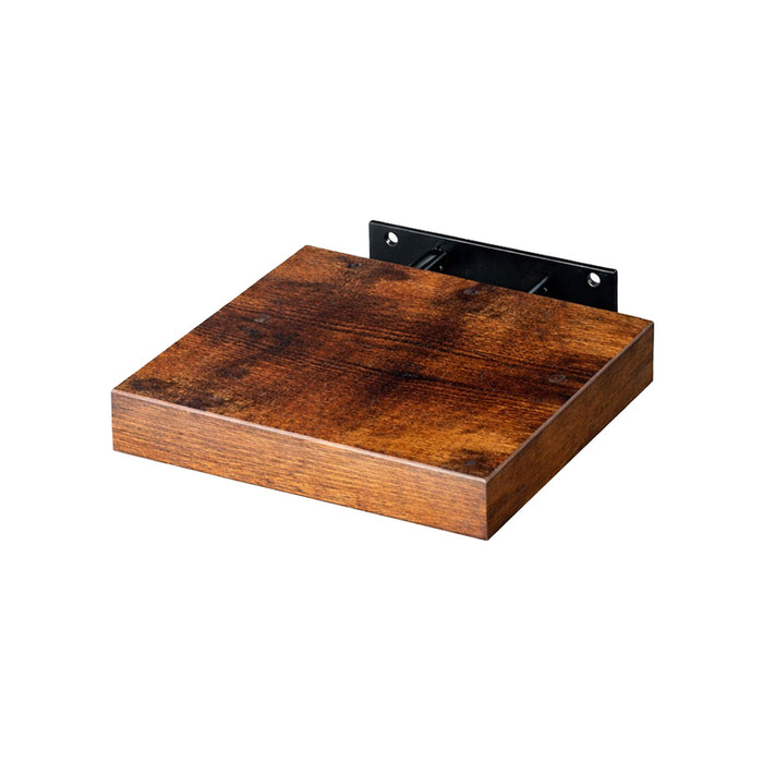 SHELF WITH CONCEALED MOUNTING MAXHOME 30X3.8X23 CM. RUSTY OAK