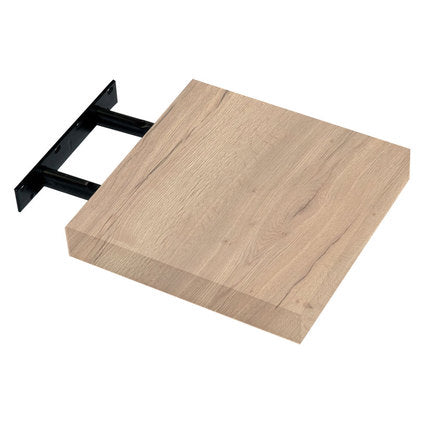 SHELF WITH HIDDEN MOUNTING MAXHOME 30X3.8X23 CM. OAK