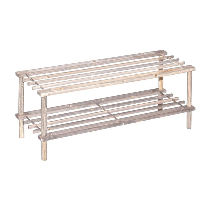 MAXHOME SHOE RACK 74X29X26 CM. WHITE PINE