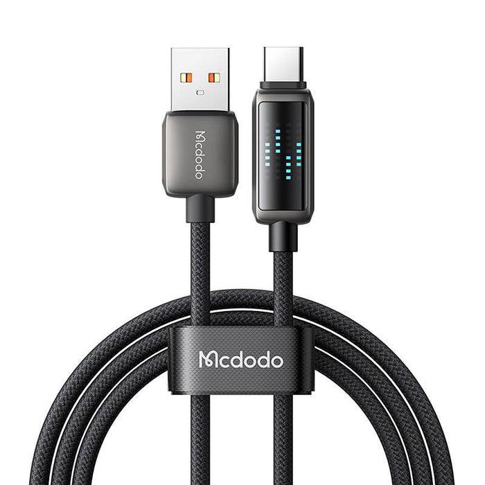 Mcdodo CA-2350 USB-A to USB-C cable 6A LED display 1.2m - USB to USB-C<<<USB cables<<<GSM Accessories<<<InnproXML