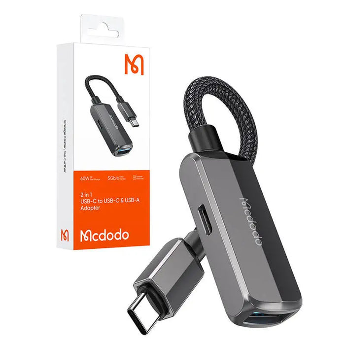 Mcdodo CA-2830 OTG 2in1 Convertor USB-C do USB-C + USB-A - Audio adapters<<<GSM Accessories<<<InnproXML