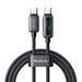 Mcdodo CA-4250 USB-C to USB-C cable 100W LED display 1.2m - USB-C to USB-C<<<USB cables<<<GSM Accessories<<<InnproXML