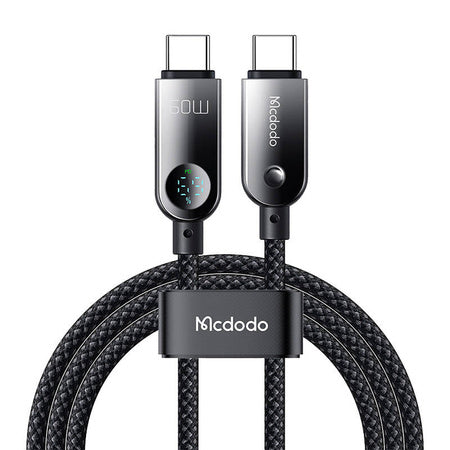 Mcdodo CA-4780 USB-C to USB-C 60W data cable 1.2m (black) - USB-C to USB-C<<<USB cables<<<GSM Accessories<<<InnproXML