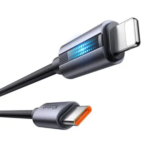 Mcdodo CA-5710 USB-C to Lightning cable with 36W flashing light 1.2m (black) - USB-C to Lightning<<<USB cables<<<GSM