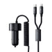 Mcdodo CC-0370 car charger USB-C Lightning 120W retractable cables - Car chargers<<<Chargers<<<GSM