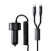 Mcdodo CC-0370 car charger USB-C Lightning 120W retractable cables - Car chargers<<<Chargers<<<GSM