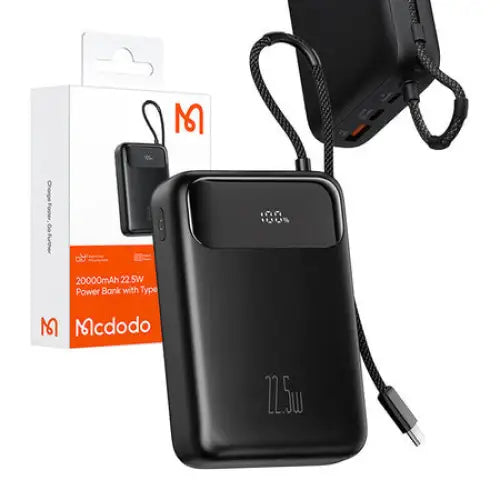 Mcdodo MC-3720 20000mAh power bank USB-C USB-A USB-C cable - Powerbanks<<<GSM Accessories<<<InnproXML