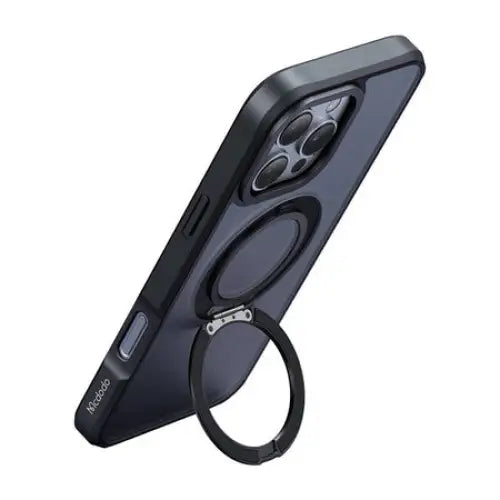 McDodo PC-4932 MagSafe case for iPhone 16 Pro with stand (black) - Protective cases for smartphones<<<Cases<<<GSM