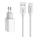 Mcdodo USB Dual Charger CH-6721 (EU) Type-C 1m Travel set (white) - mains chargers<<<Chargers<<<GSM