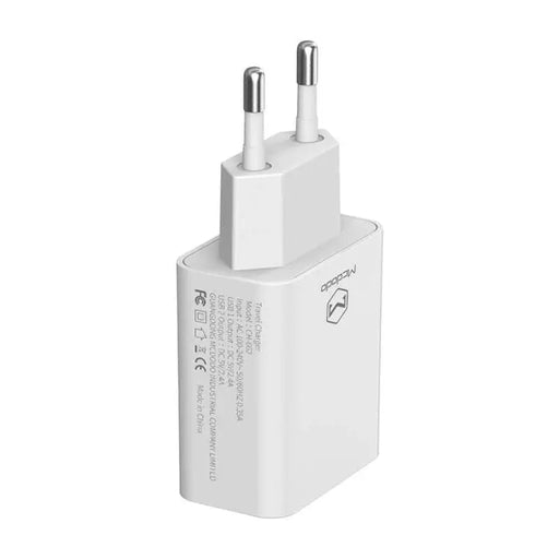 Mcdodo USB Dual Charger CH-6721 (EU) Type-C 1m Travel set (white) - mains chargers<<<Chargers<<<GSM