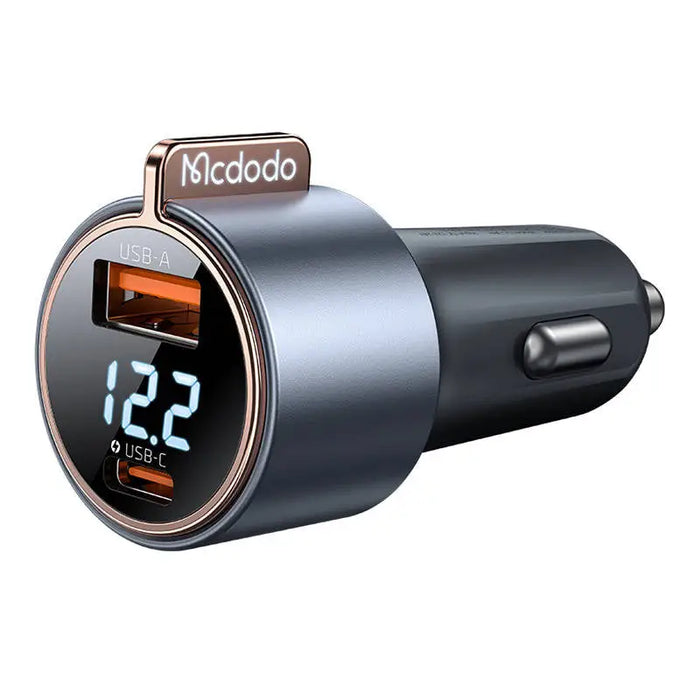 Mcodo CC-5670 75W Digital Display PD 1*USB-A 1*USB-C Car Charger - Car chargers<<<Chargers<<<GSM Accessories<<<InnproXML