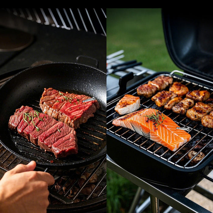 Meatmeet S Pro Kitchen Thermometer with Bluetooth App for Grill, Oven, Smoker - Gray