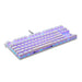Mechanical gaming keyboard Motospeed CK101 RGB (white) - Wired<<<Keyboards<<<Gaming<<<InnproXML
