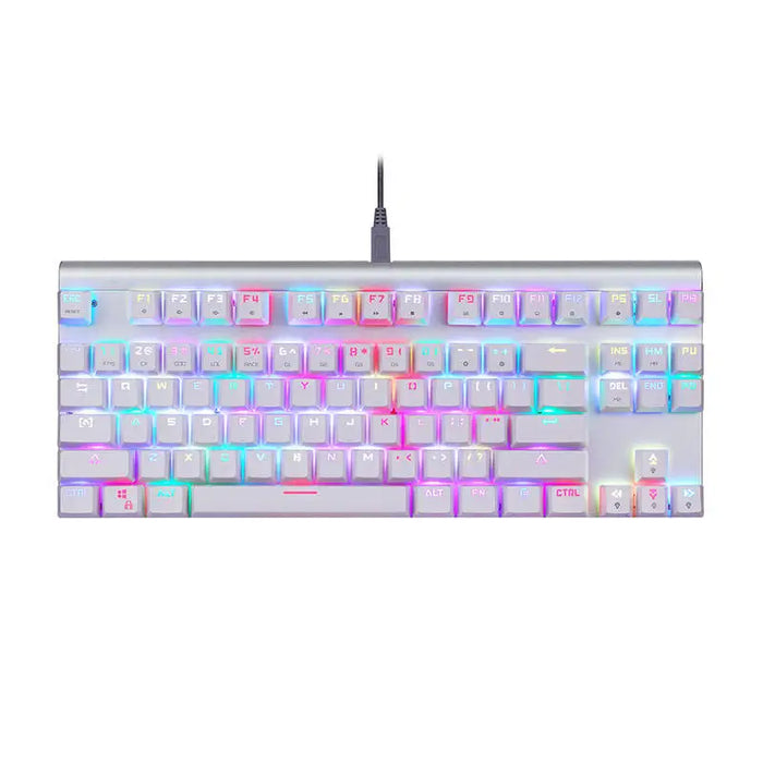 Mechanical gaming keyboard Motospeed CK101 RGB (white) - Wired<<<Keyboards<<<Gaming<<<InnproXML