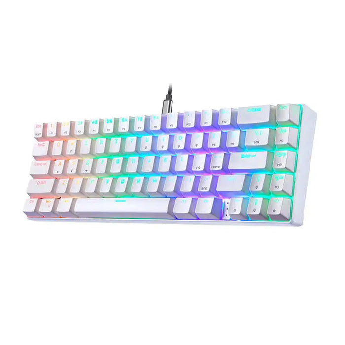 Mechanical gaming keyboard Motospeed CK67 RGB (white) - Wired<<<Keyboards<<<Gaming<<<InnproXML