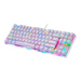 Mechanical gaming keyboard Motospeed K87S RGB (white) - Wired<<<Keyboards<<<Gaming<<<InnproXML