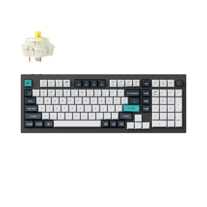 Mechanical keyboard Keychron Q5 Max QMK Carbon Black - Gateron Jupiter Banana - Геймърски клавиатури<<<Геймърска
