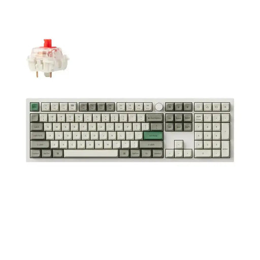 Mechanical keyboard Keychron Q6 Max QMK Shell White - Gateron Jupiter Red - Геймърски клавиатури<<<Геймърска