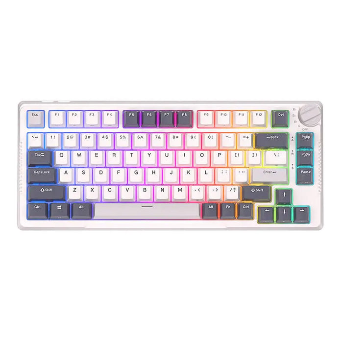 Mechanical keyboard Royal Kludge RKH81 RGB Sky cyan switch (white) - Wired<<<Keyboards<<<Gaming<<<InnproXML