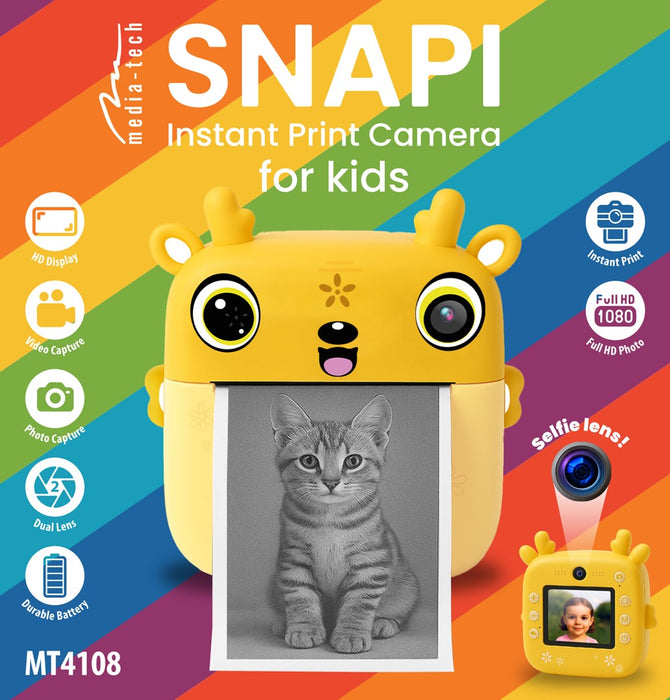 Digital kids’ camera with thermal printer SNAPI MT4108