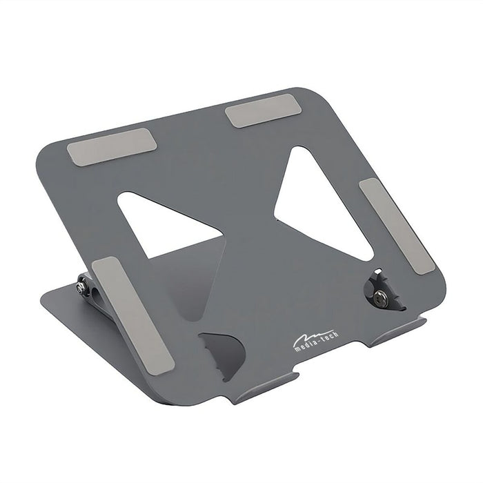 Folding and Adjustable Laptop Stand Media Tech MT2661 Silicone Aluminium Carbon steel