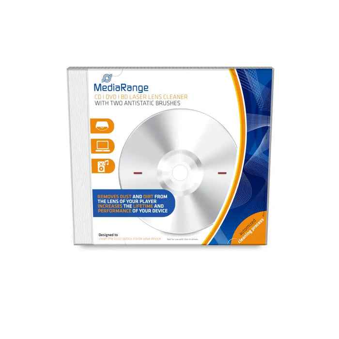 MediaRange CD cleaner with anti-static brush for CD/DVD player - CD/DVD<<<Оптични носители<<<MediaTrade