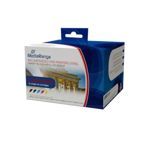 MediaRange Ink for Canon PGI-520 and CLI-521 printers Set 5 - Тонери и хартия<<<Аксесоари<<<MediaTrade