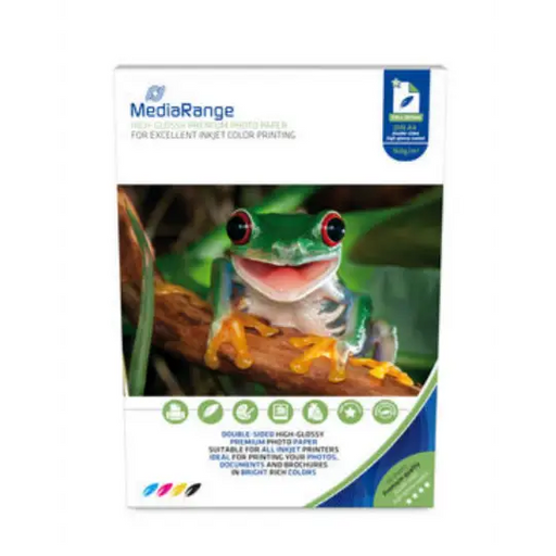 MediaRange Photo paper 210 x 297mm 50 pcs. - Тонери и хартия<<<Аксесоари<<<MediaTrade