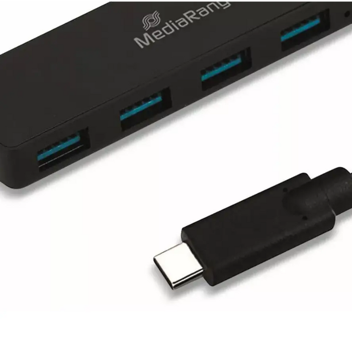 MediaRange USB Hub Type-C™ to USB 3.0 - Хъбове и адаптери<<<Компютърна периферия<<<MediaTrade