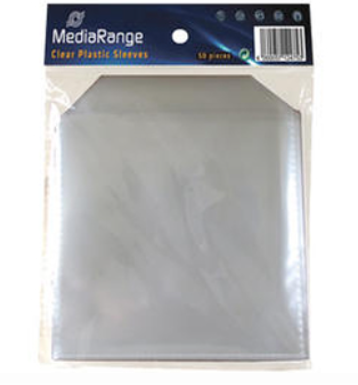 MediaRange Pocket PVC transparent for 1 CD - 50 pcs.