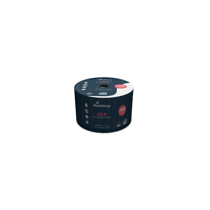 MediaRange CD-R 700MB I 80 min, 52x speed, 50 cellophane