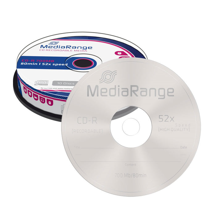 MediaRange, CD-R 700MB, 10 pieces per spindle