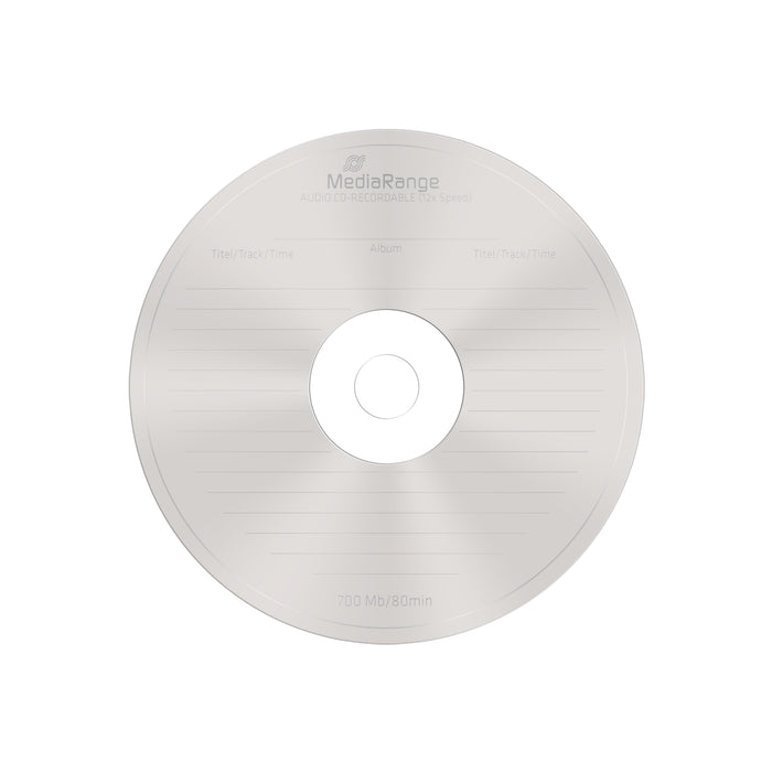 MediaRange Audio CD-R 700MB|80min 25 pieces in a spindle