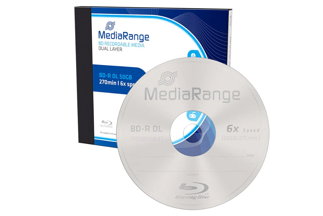 MediaRange BD-R Double Layer 50Gb 6X - Box